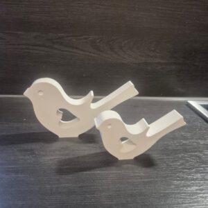 Weiße Tauben mit Herz