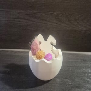 Osterei mit Häschen